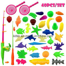 Waterproof Plastic Fish Toys Outdoor Fun Fishing Game Baby